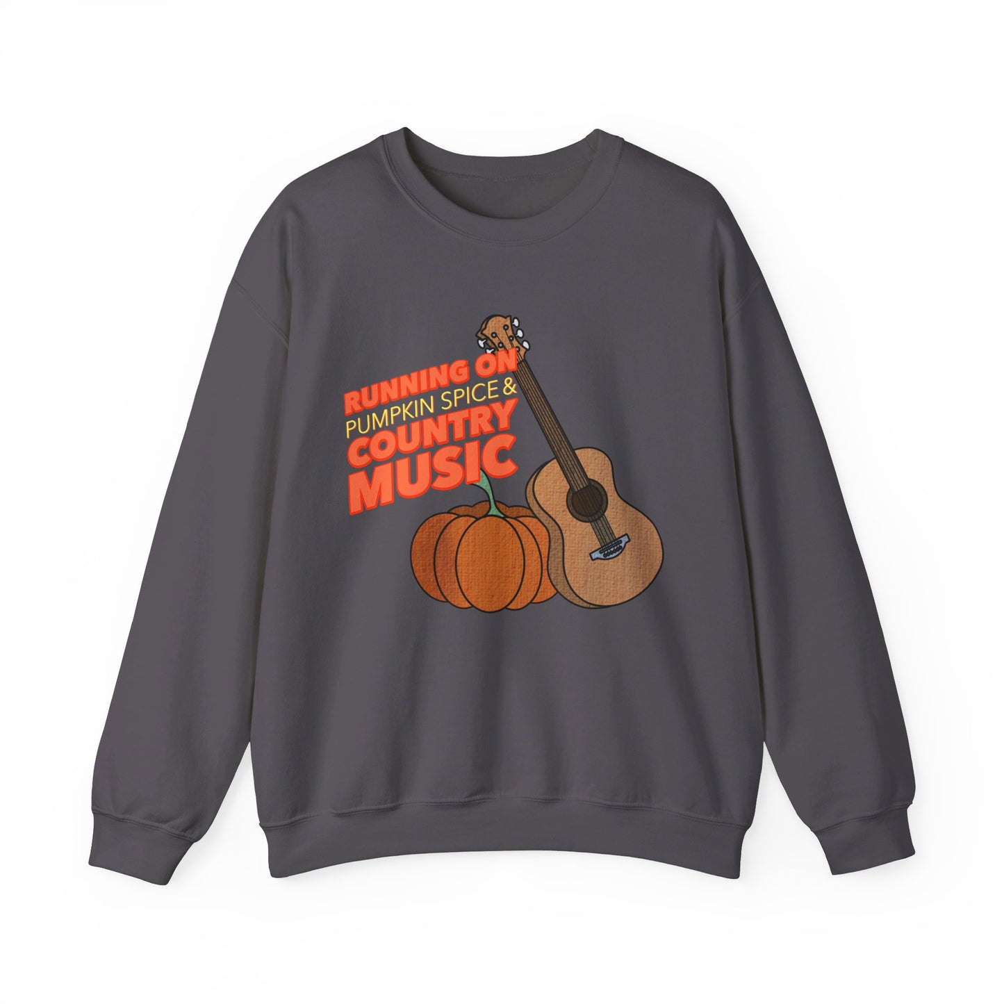 Running on Pumpkin Spice Crewneck Sweatshirt