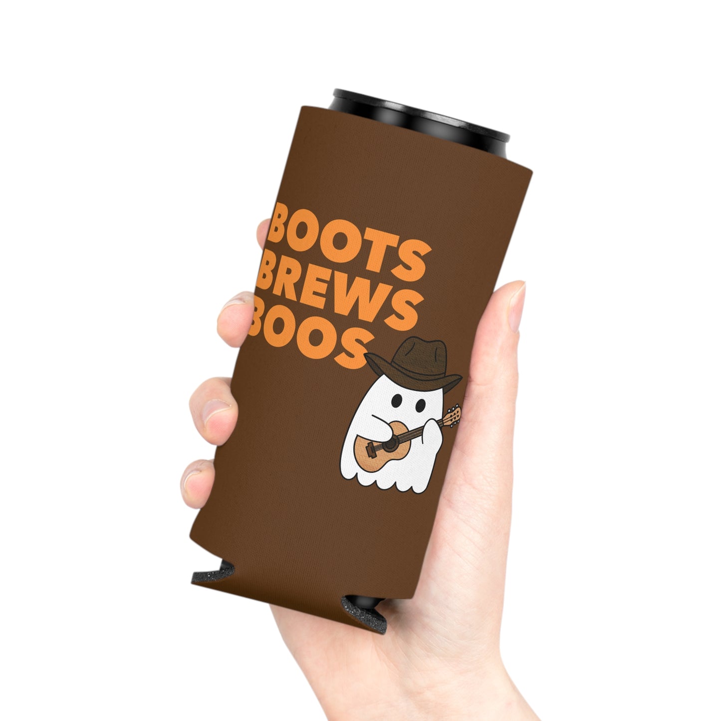 Boots Brews Boos Can Cooler