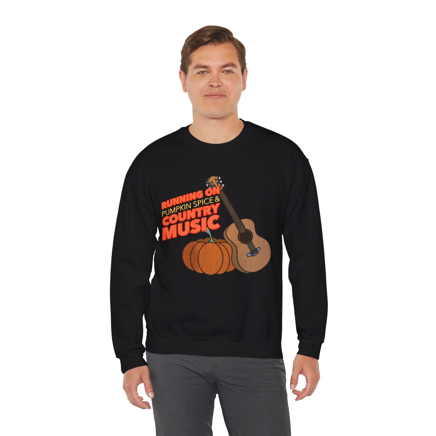 Running on Pumpkin Spice Crewneck Sweatshirt