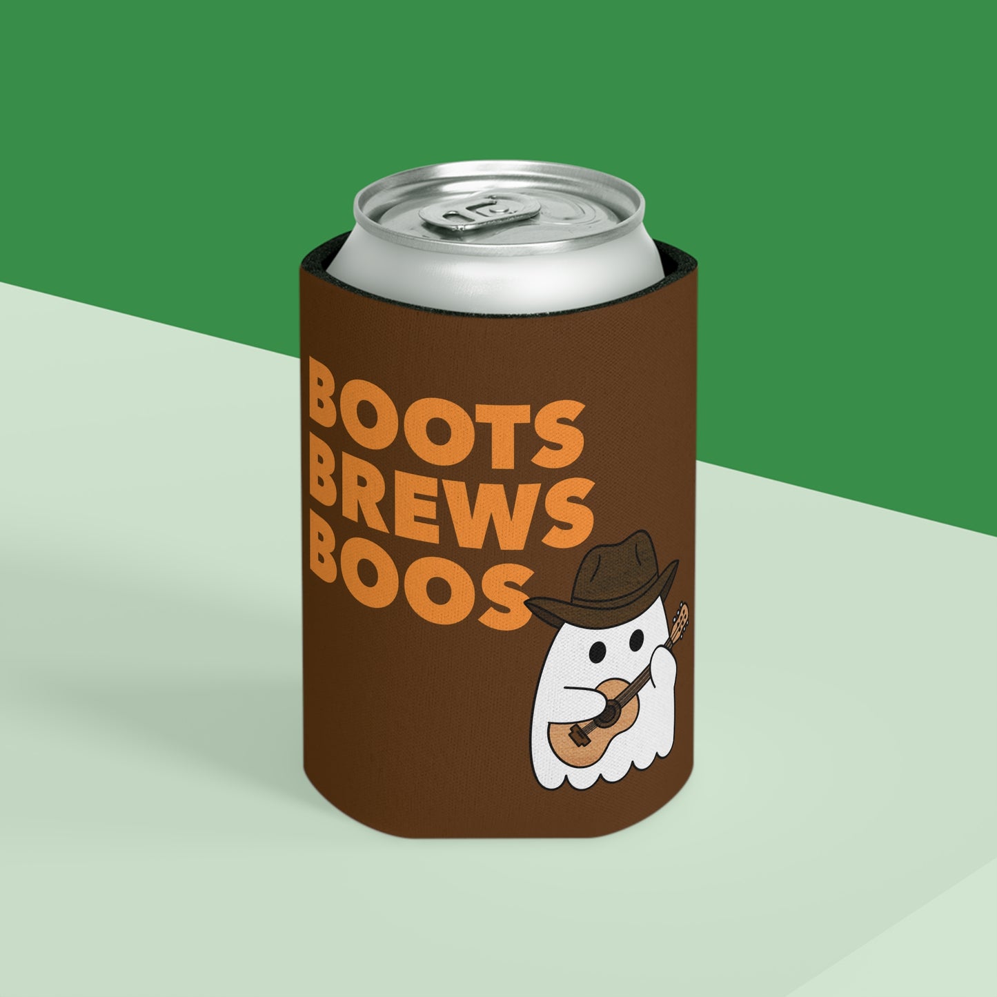 Boots Brews Boos Can Cooler