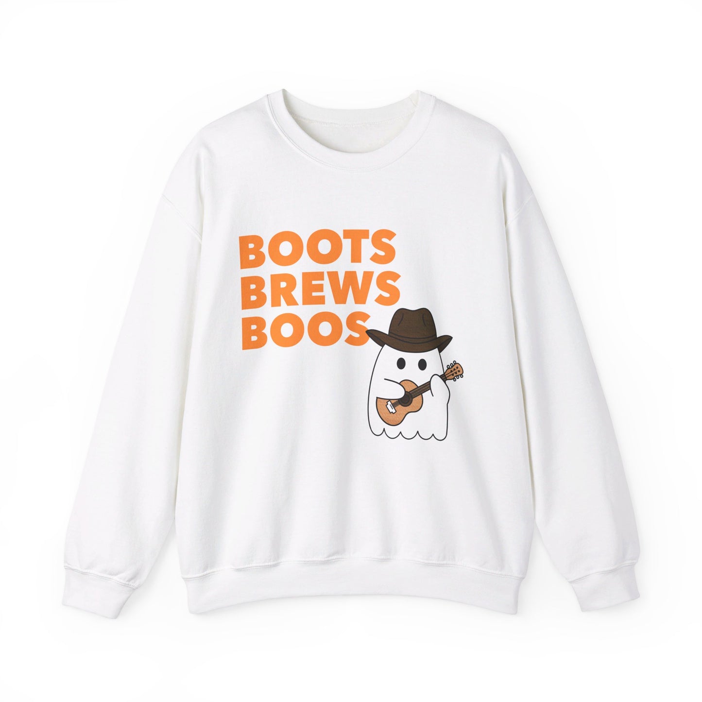 Boots Brews Boos Crewneck Sweatshirt