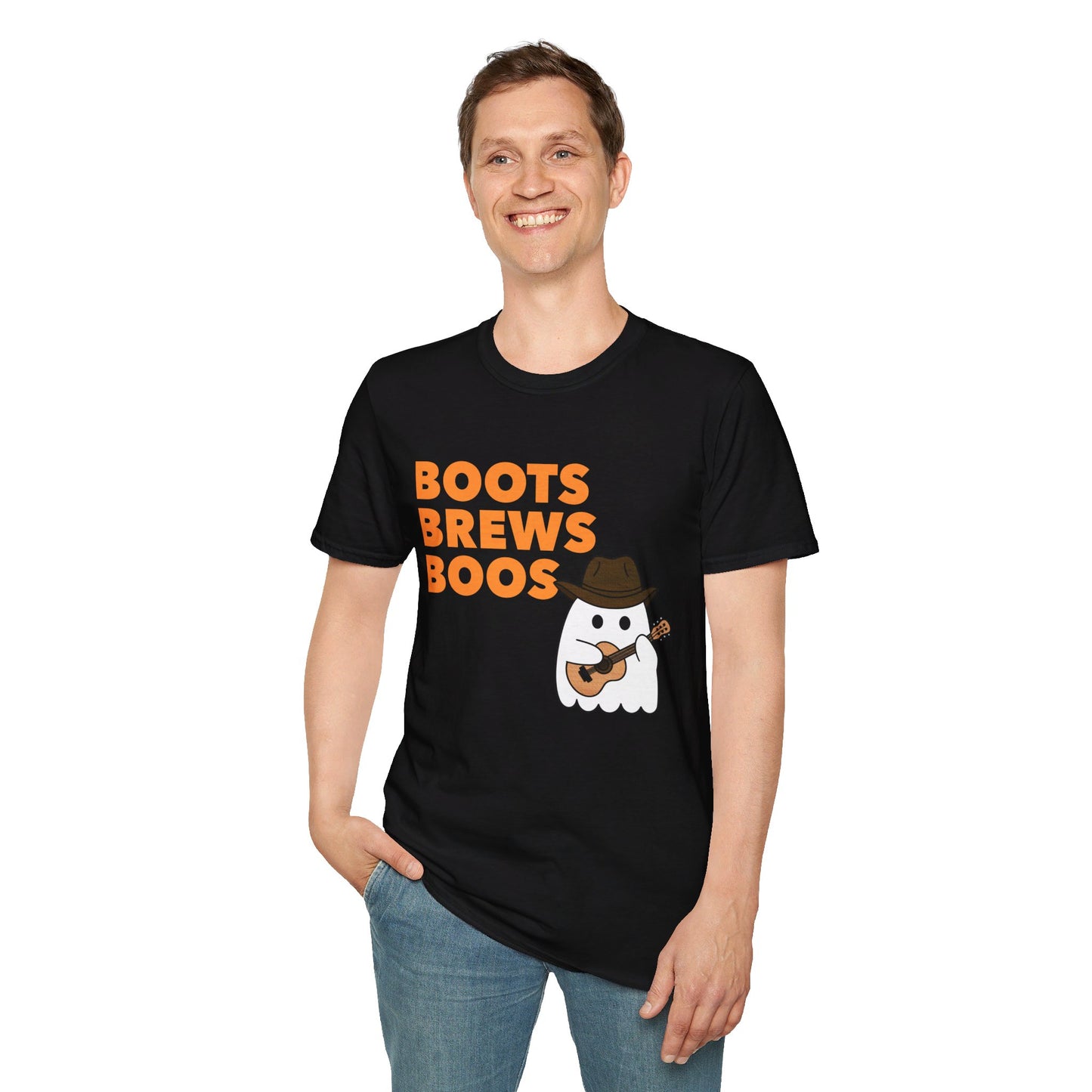 Boots Brews Boos T-Shirt