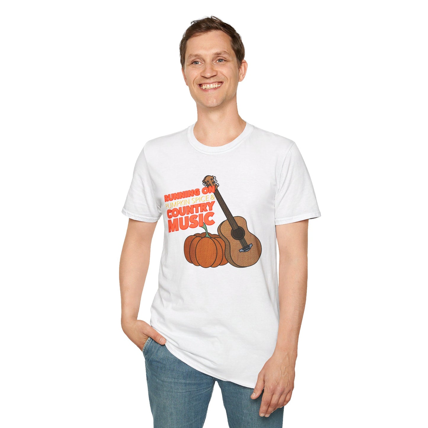 Running on Pumpkin Spice Country Music T-Shirt