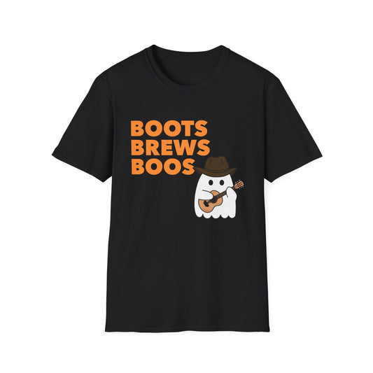 Boots Brews Boos T-Shirt