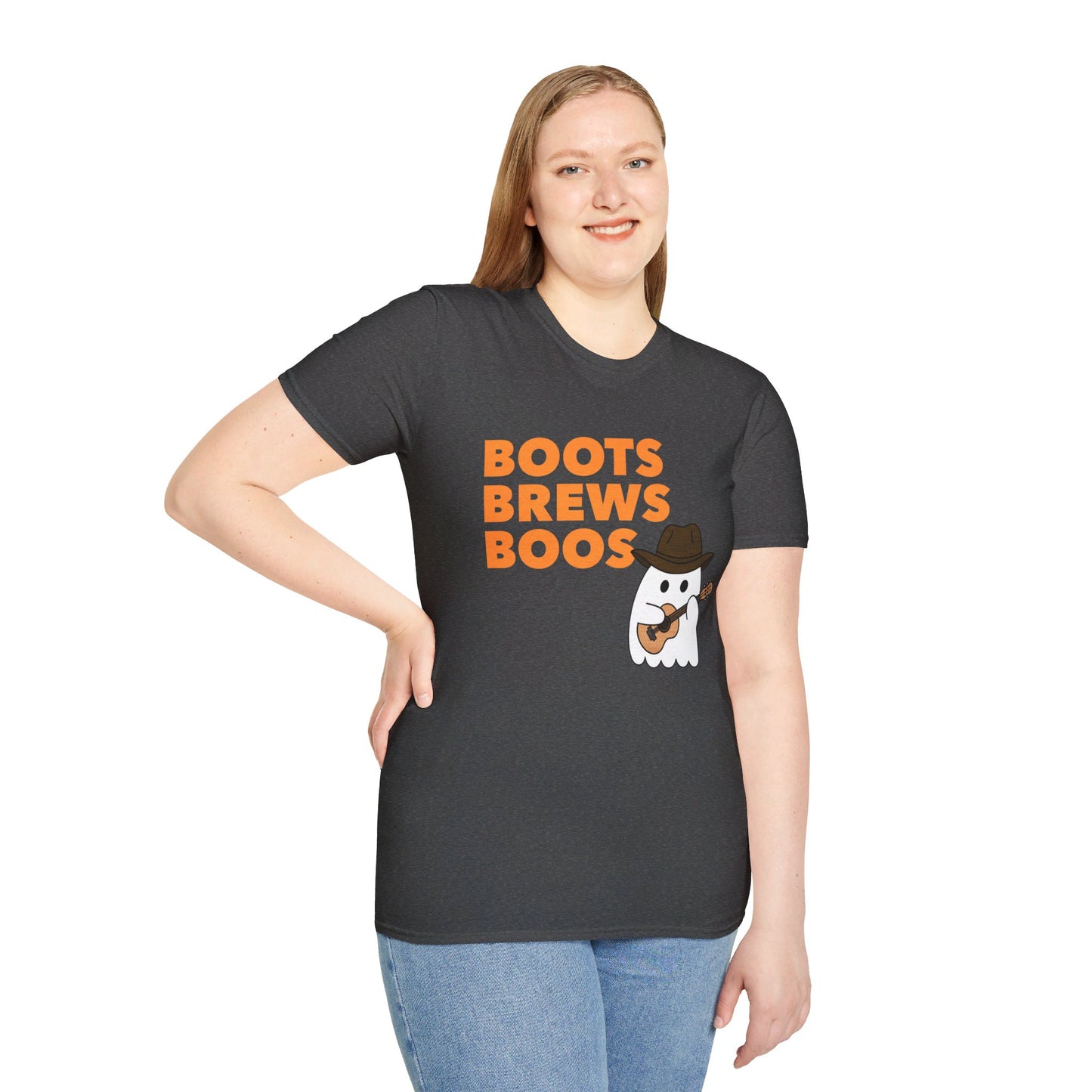 Boots Brews Boos T-Shirt