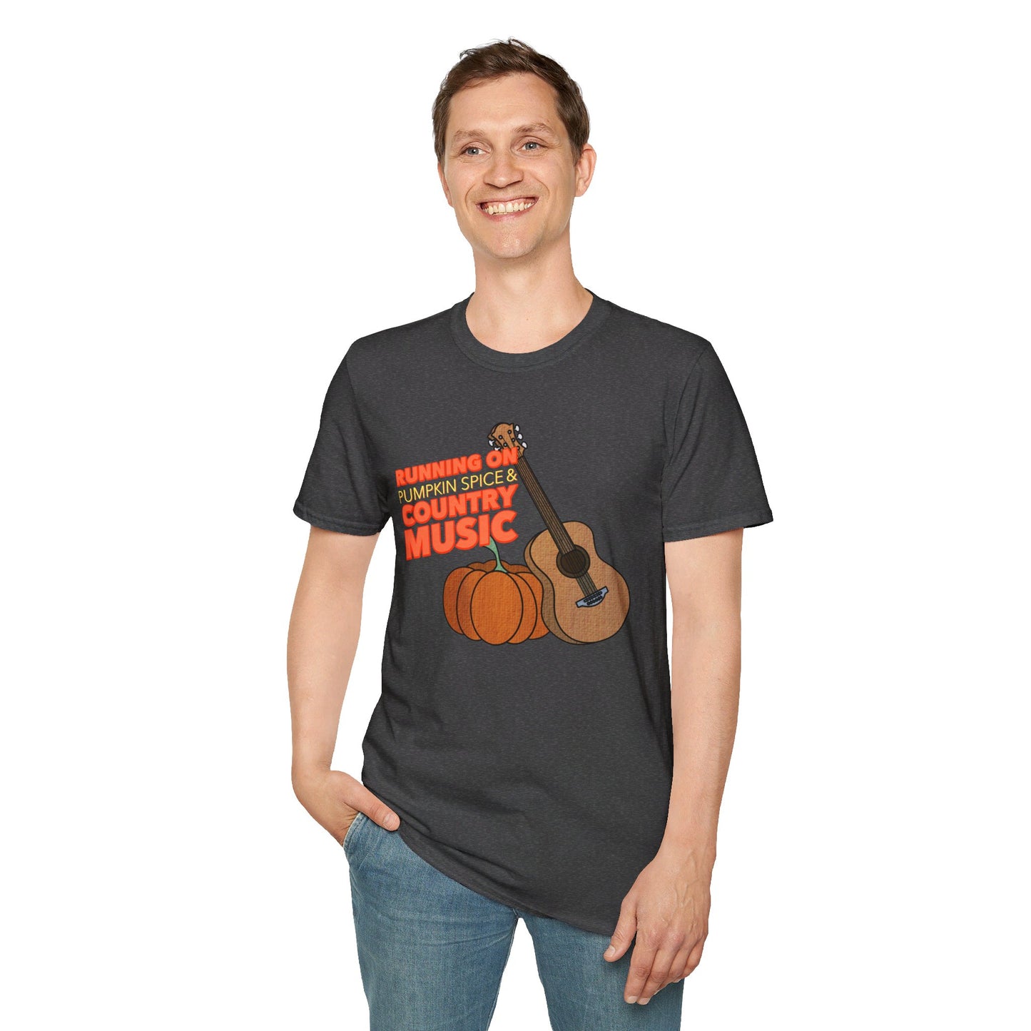 Running on Pumpkin Spice Country Music T-Shirt