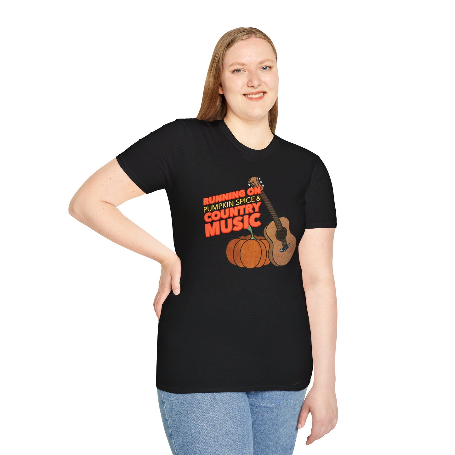 Running on Pumpkin Spice Country Music T-Shirt