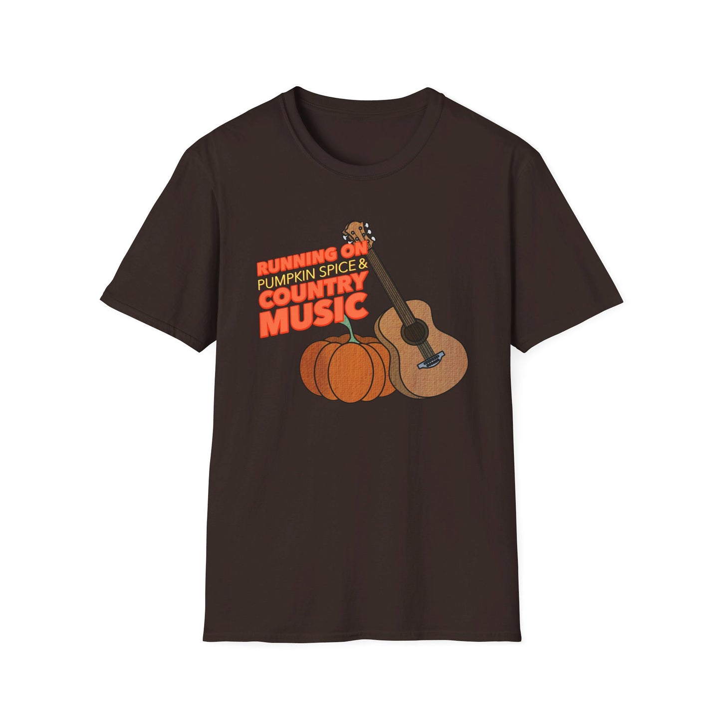 Running on Pumpkin Spice Country Music T-Shirt