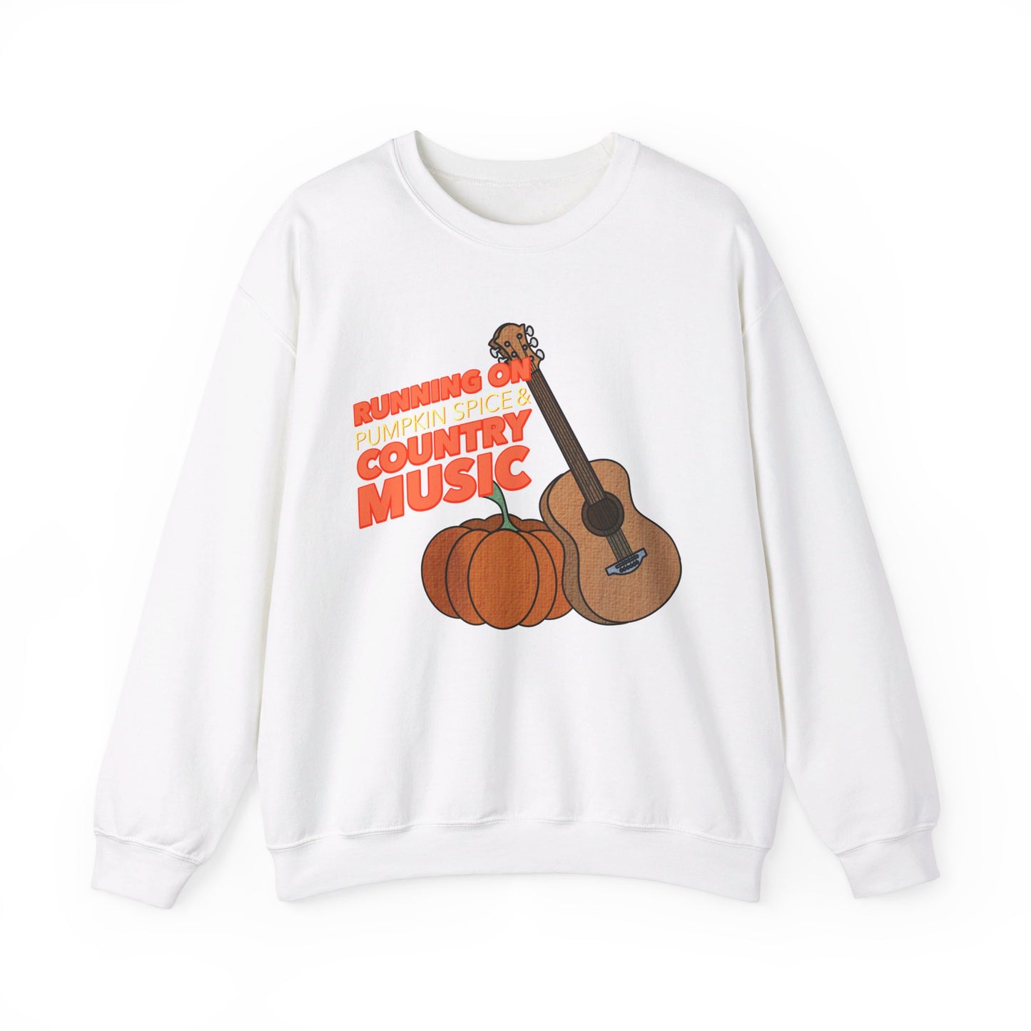 Running on Pumpkin Spice Crewneck Sweatshirt