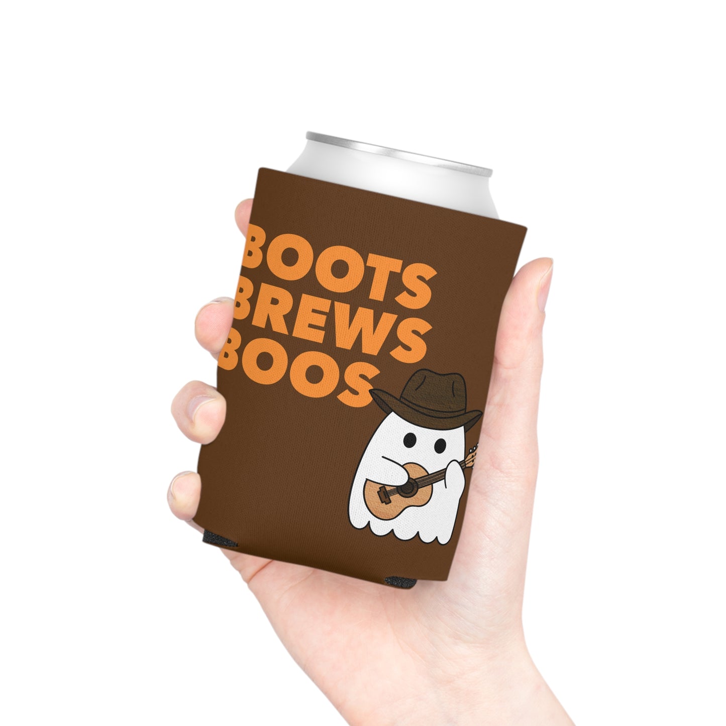 Boots Brews Boos Can Cooler