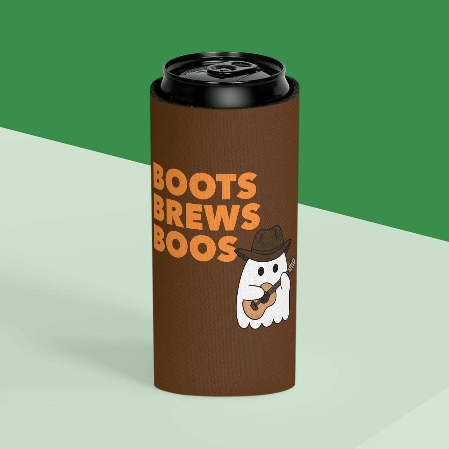 Boots Brews Boos Can Cooler