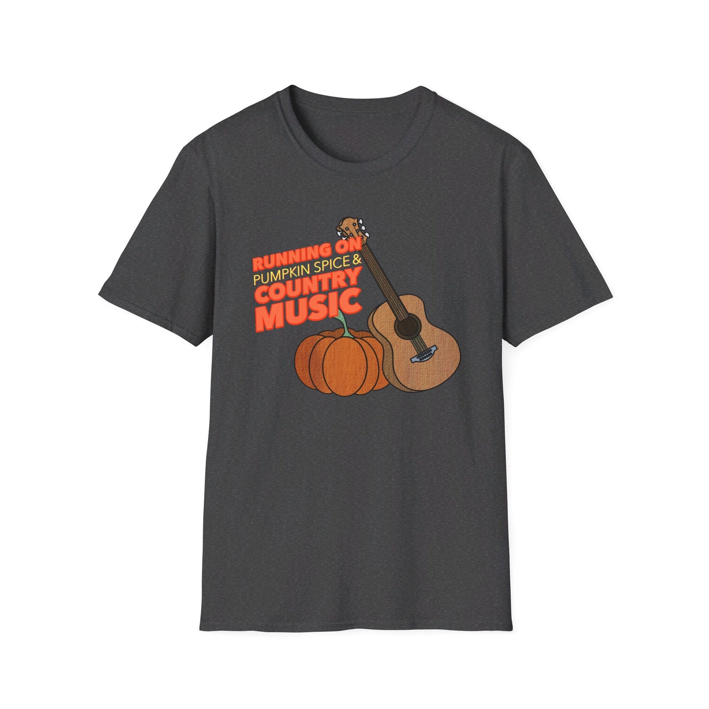 Running on Pumpkin Spice Country Music T-Shirt