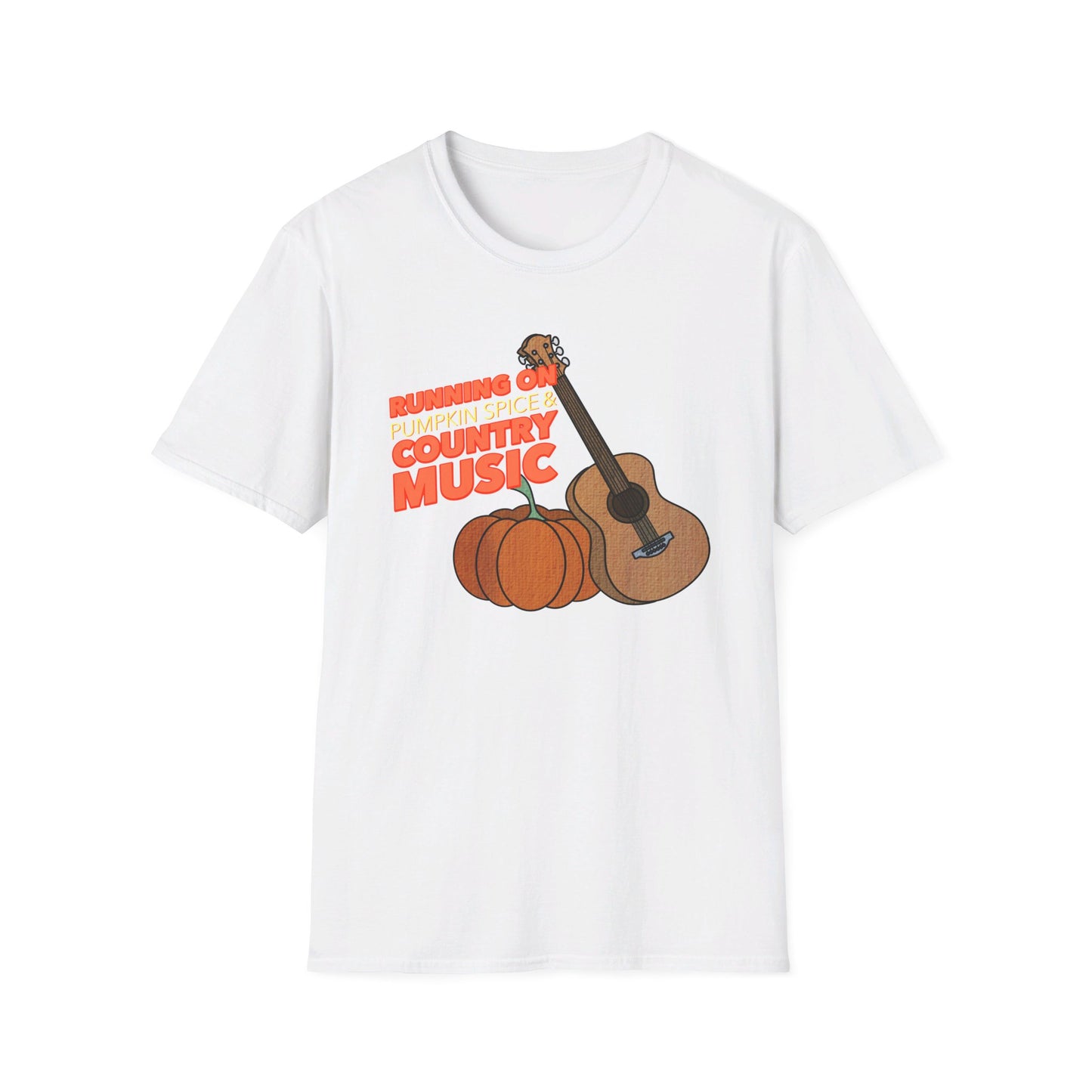 Running on Pumpkin Spice Country Music T-Shirt