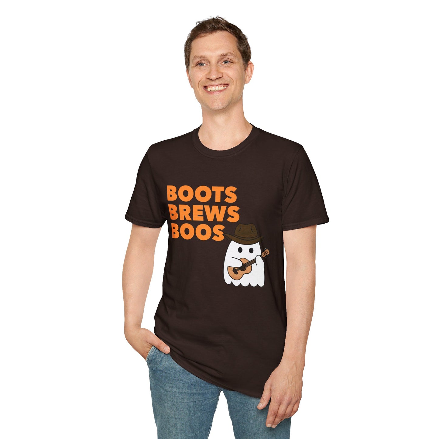 Boots Brews Boos T-Shirt