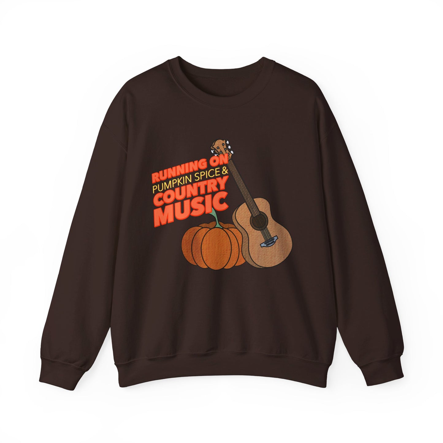 Running on Pumpkin Spice Crewneck Sweatshirt