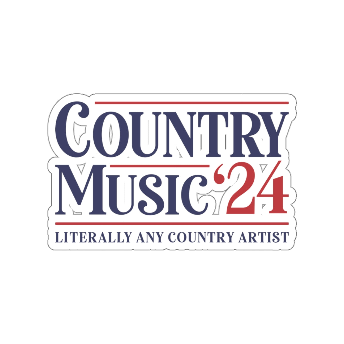 Country Music '24 Stickers